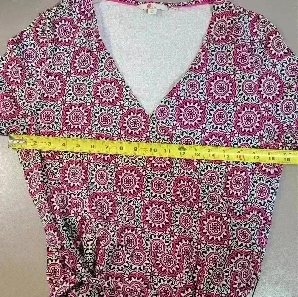 Boden Caroline Jersey Modal Wrap Romper US Size 14T - Picture 7 of 8